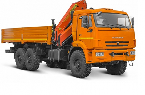 Бортовой КАМАЗ 43118 с КМУ PALFINGER PK 23500A